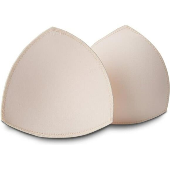 Bra Inserts 4 Pairs Removable Foam Pads for Sports Bras Swimwear Bralettes - Picture 2 of 8